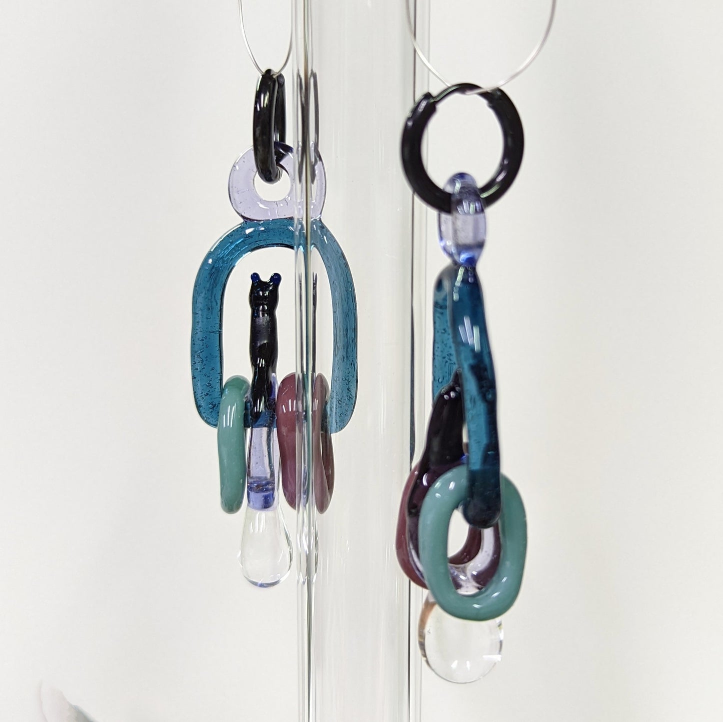 Cat Borosilicate Glass Earrings