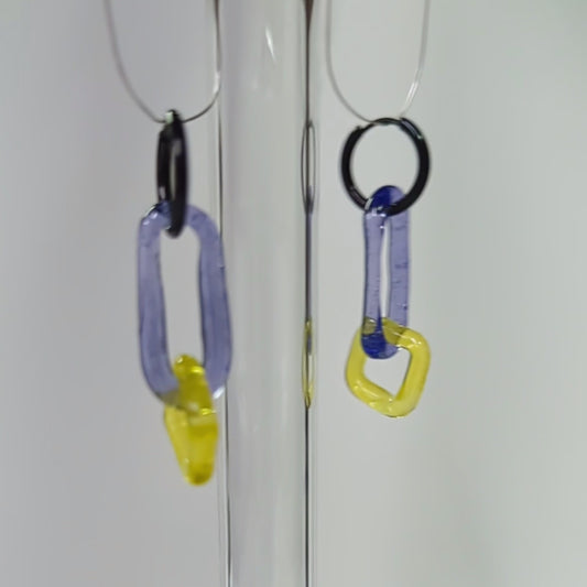 Bright Borosilicate Glass Earrings